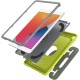 Kids Antimicrobial EasyGrab iPad Case Neon Green Grey 77-81186