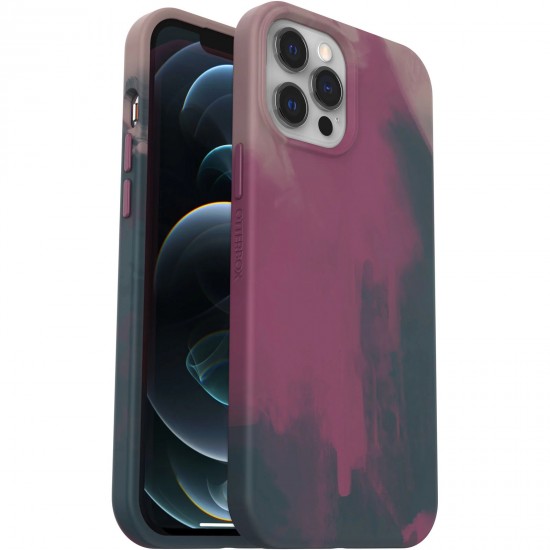 Figura Series iPhone 12 Pro Max Case with MagSafe Sequence Dark Magenta Dark Blue Graphic 77-80345