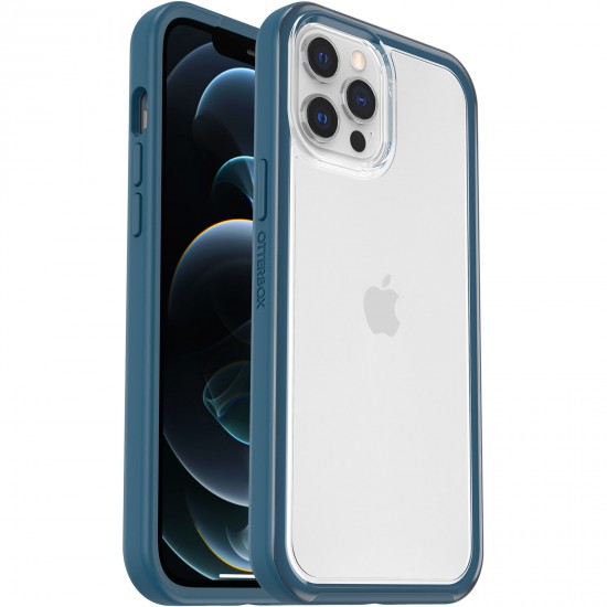 Lumen Series iPhone 12 Pro Max Case Blue Glaze Clear Blue 77-80943