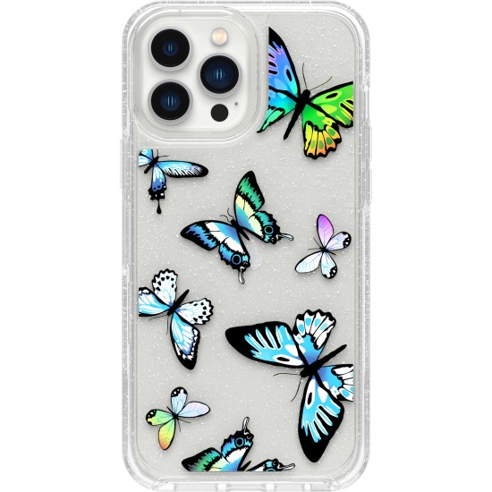 Symmetry Series Clear iPhone 13 Pro Max and iPhone 12 Pro Max Case With Y2K Butterfly 77-89407