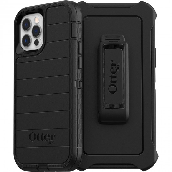 Defender Series Pro iPhone 12 and iPhone 12 Pro Case Black 77-66213