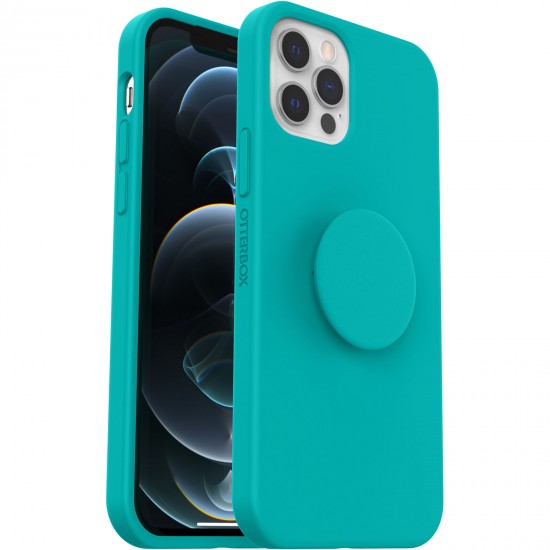 Otter Pop Figura Series iPhone 12 and iPhone 12 Pro Case Teal 77-80284