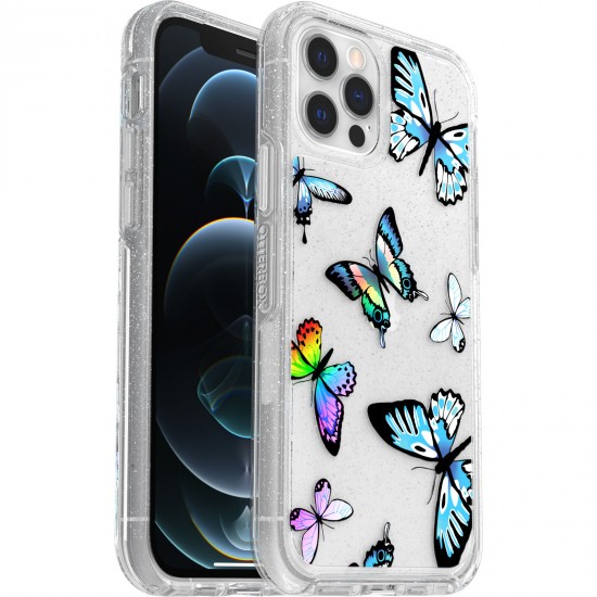 Symmetry Series Clear iPhone 12 and iPhone 12 Pro Case Y2K Butterfly 77-89413