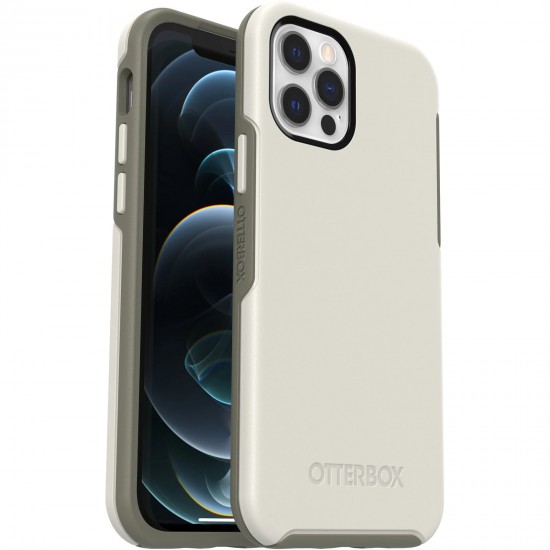 Symmetry Series iPhone 12 and iPhone 12 Pro Case with MagSafe Off White Sage Green 77-80491