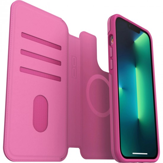 Otterbox iPhone 13 Pro Max Folio for MagSafe Strawberry Pink 77-85701