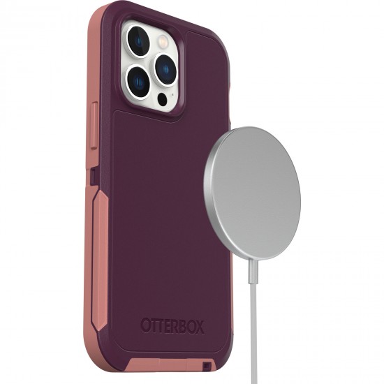 Defender Series Pro XT iPhone 13 Pro Case with MagSafe Purple Perceptions 77-84650