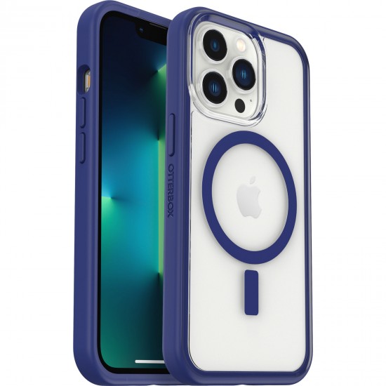 Lumen Series iPhone 13 Pro Case for MagSafe Challenger Clear Dark Blue 77-85059