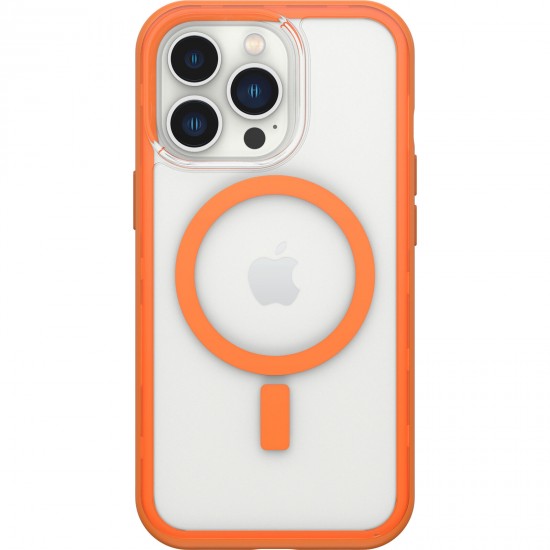 Lumen Series iPhone 13 Pro Case for MagSafe Endeavor Clear Orange 77-85061