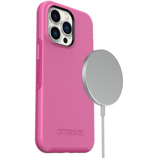 Symmetry Series Antimicrobial iPhone 13 Pro Case with MagSafe Strawberry Pink 77-83592