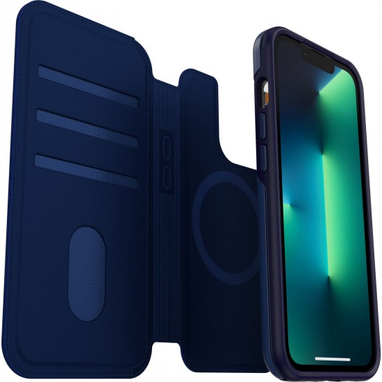 iPhone 13 and iPhone 13 Pro Folio for MagSafe Boat Captain Blue 77-85685