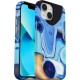 Figura Series iPhone 13 mini Case with MagSafe Saturn Graphic Blue 77-84170