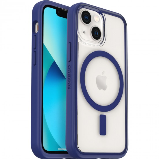 Lumen Series iPhone 13 mini Case for MagSafe Clear Dark Blue 77-85055