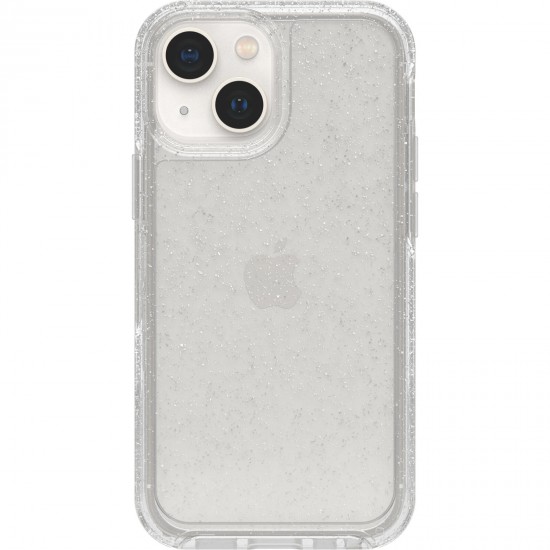 Symmetry Series Clear Antimicrobial iPhone 13 mini and iPhone 12 mini Case Clear Glitter 77-83501