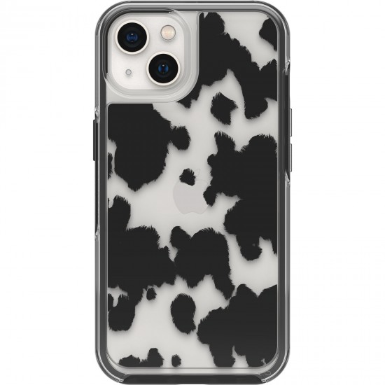 Symmetry Series Clear iPhone 13 Case Cow Print 77-89399