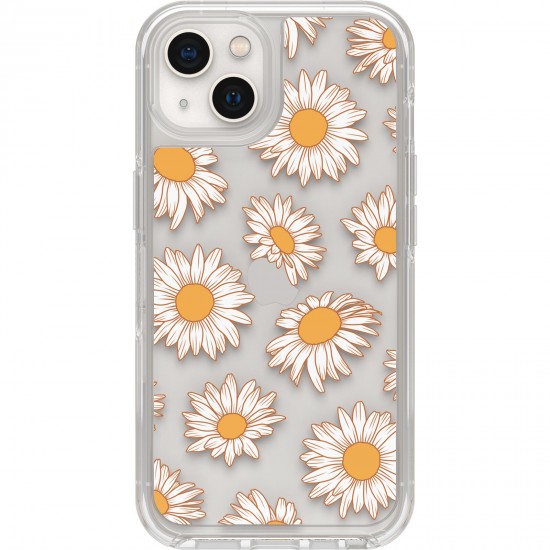 Symmetry Series Clear iPhone 13 Case Vintage Daisy 77-89394