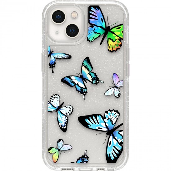 Symmetry Series Clear iPhone 13 Case Y2K Butterfly 77-89399